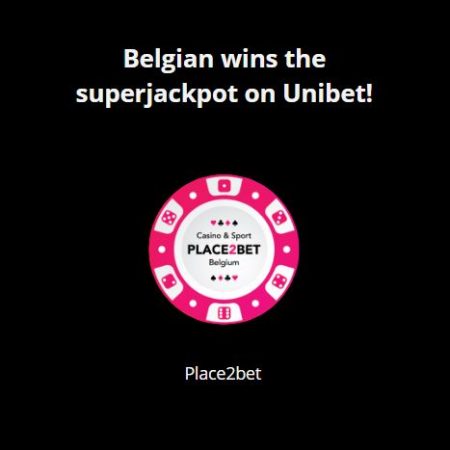 Belgian wins the superjackpot on Unibet!