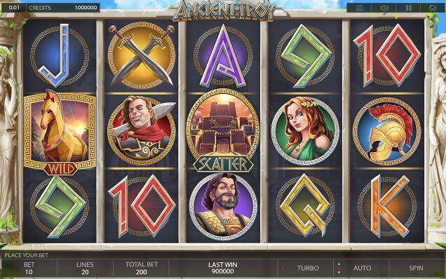 Blitz presenteert: Ancient Troy slot van Endorphina