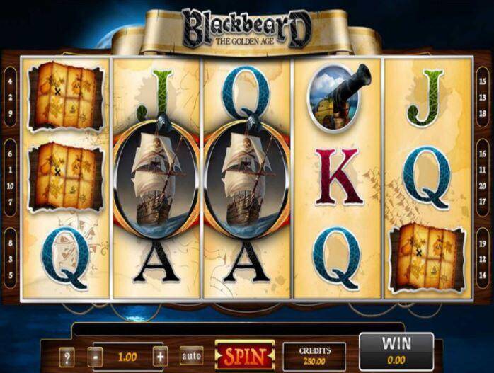 Goldenvegas présente Blackbeard: The Golden Age Dice Slot