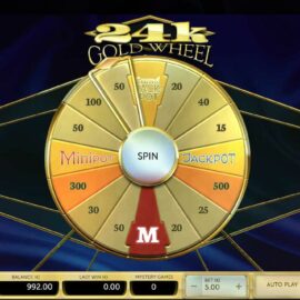 24K | Jackpot | Jeu bonus roue d’or