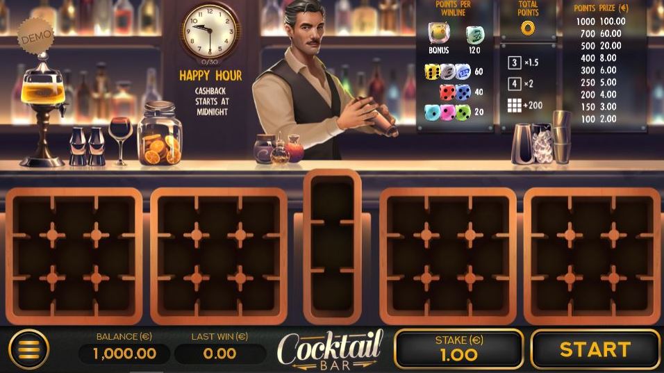 Air Dice casino spellen | Gratis Cocktail Bar demo | Happy Hour Cashback-bonus