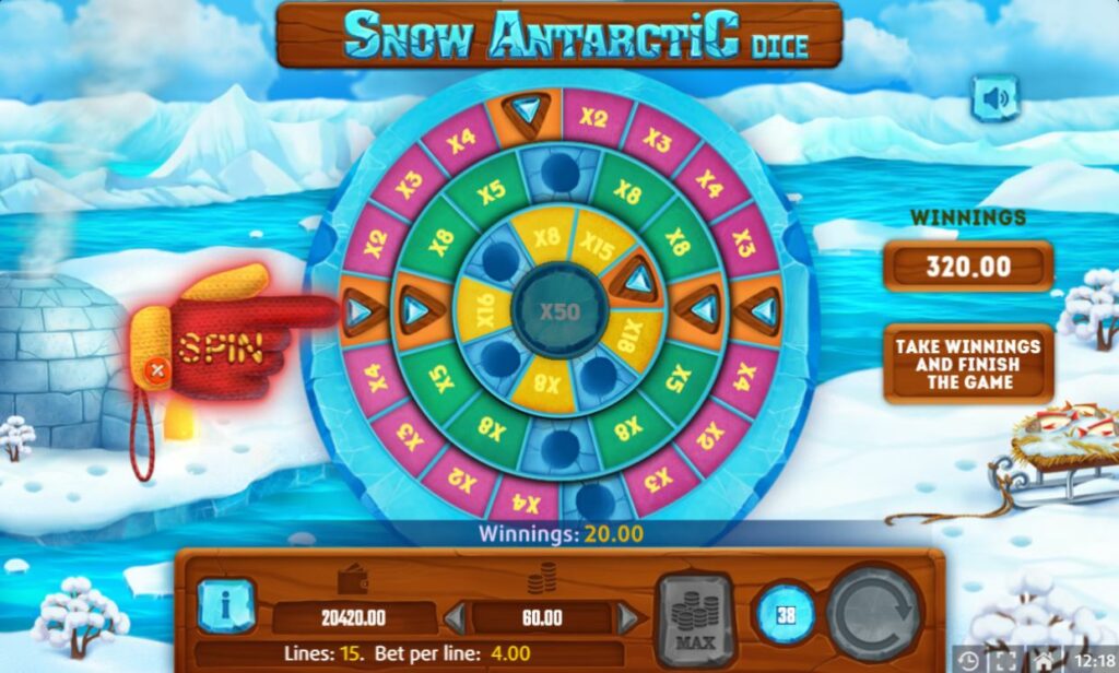 Snow Antarctic Dice | Wild | Wheel of Fortune