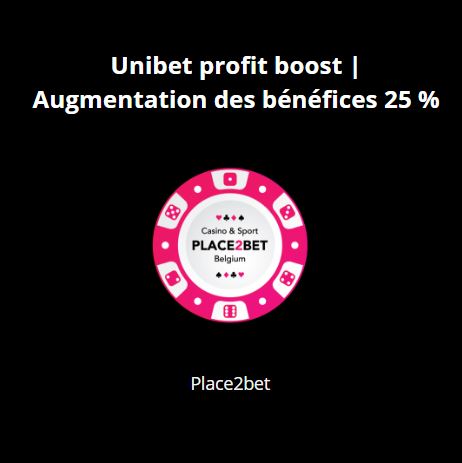 Unibet profit boost | Augmentation des bénéfices de 25 %