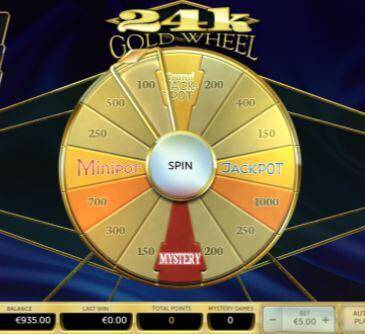 24K | Jackpot | Gold Wheel Bonus Game