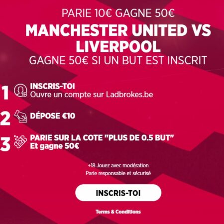 Manchester United contre Liverpool | Gagnez 50 € si quelqu’un marque!