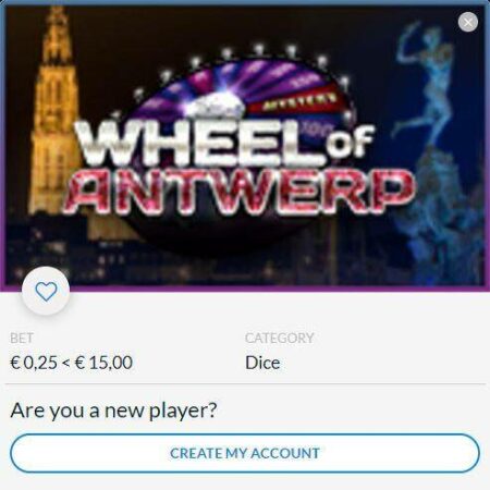 Wheel of Antwerp | Mystery games | bonus wheel