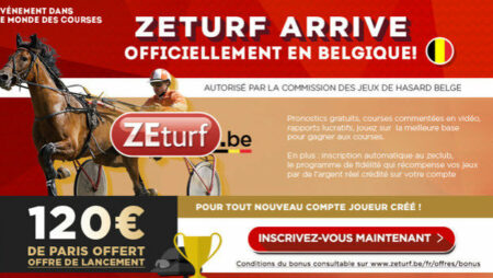 Zeturf 120 euros de bonus de bienvenue