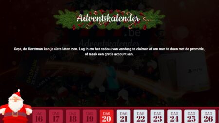 Casino777 adventskalender van 2021