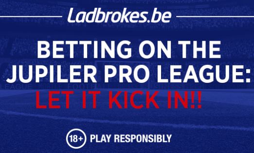 Jupiler Pro League betting at Ladbrokes