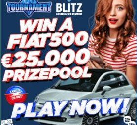 Le casino Blitz offre 25 000 € et un fiat 500 – Inscrivez-vous ici