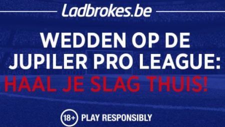 Jupiler Pro League weddenschappen bij Ladbrokes