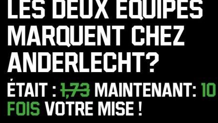 gagnez jusqu’à 10 fois votre pari sur Saint-Trond vs Anderlecht