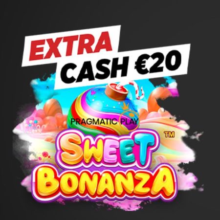 Win €20 extra cash op Sweet Bonanza