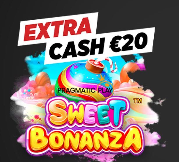 Win €20 extra cash op Sweet Bonanza