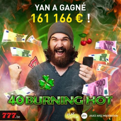 Yan a remporté la somme folle de 161 166 € sur 777