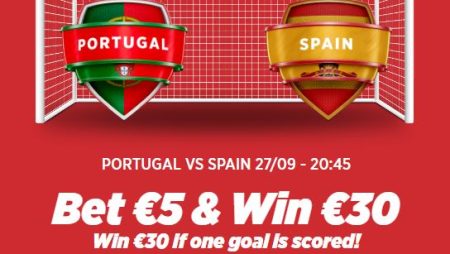 Extra cash during PORTUGAL vs SPAIN on 27/09