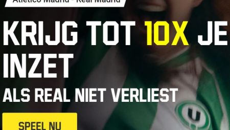 Real Madrid wint of gelijk? Win 10 x je inzet