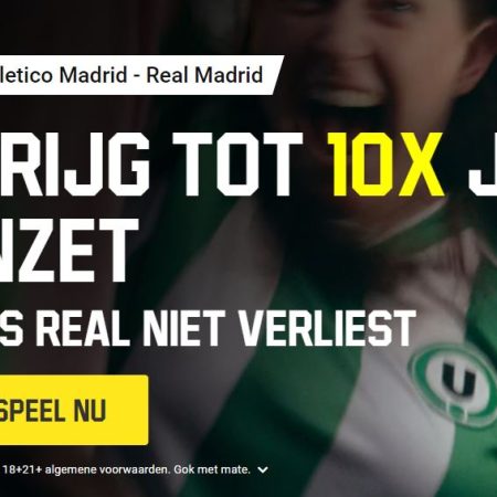 Real Madrid wint of gelijk? Win 10 x je inzet