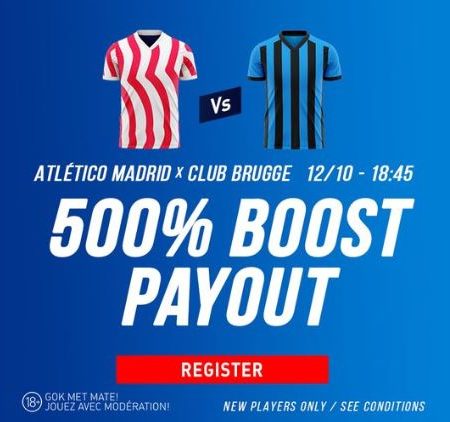 Atletico Madrid vs Club Brugge | 500% Boost