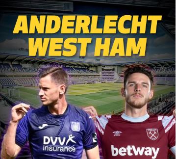 Find the best bookmaker for Anderlecht v West Ham