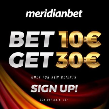 Extra geld met de Bet&Get op Meridianbet