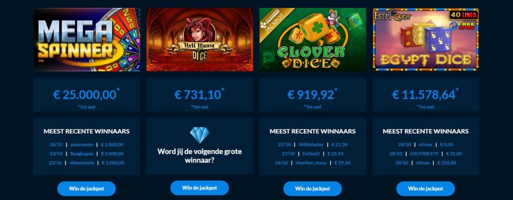 Blitz casino jackpot winnaars oktober 2022