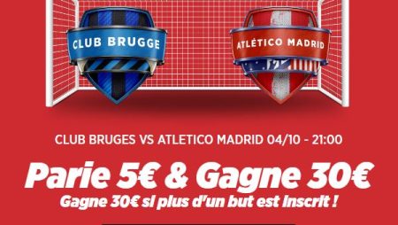 CLUB BRUGES vs ATLÉTICO MADRID | l’argent supplémentaire