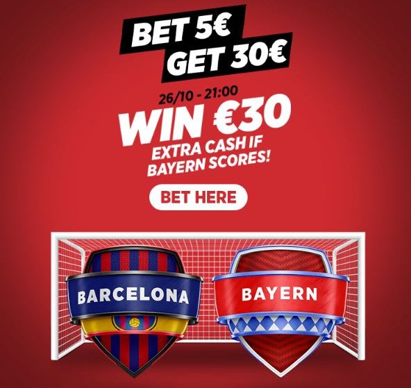 FC BARCELONA vs BAYERN | Extra contant geld