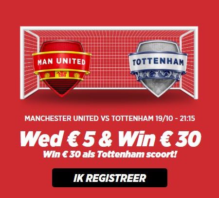 MAN UNITED vs TOTTENHAM | Extra contant geld