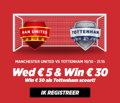 MAN UNITED vs TOTTENHAM | Extra contant geld