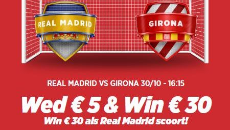 REAL MADRID vs GIRONA | Extra contant geld