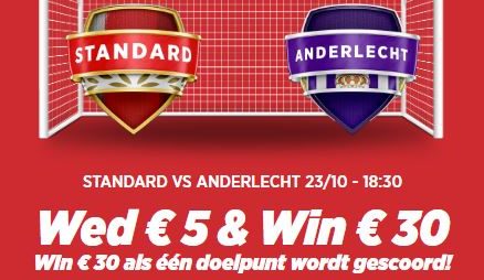 Standard Liège vs RSC Anderlecht | Extra contant geld