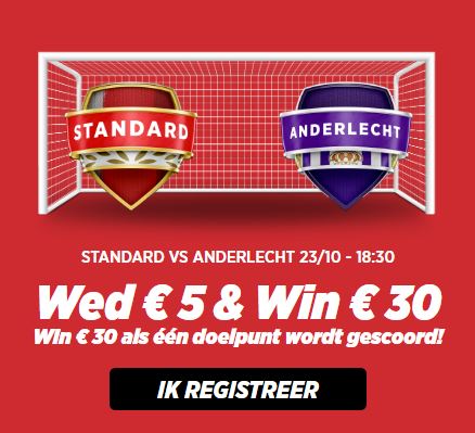 Standard Liège vs RSC Anderlecht | Extra contant geld