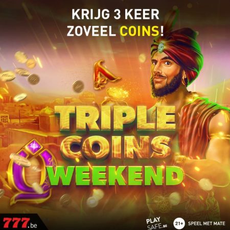 Extra coins tijdens het weekend voor sport&casino bij 777