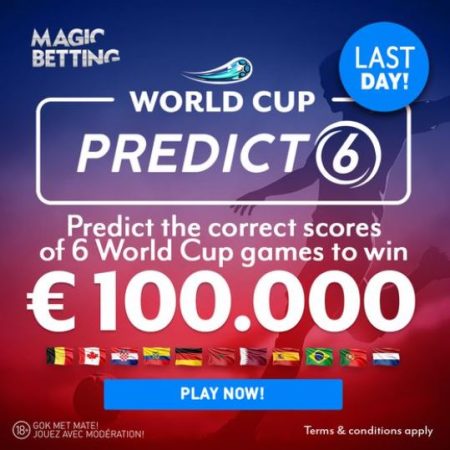 Last chance to win €100,000 for the Qatar World Cup