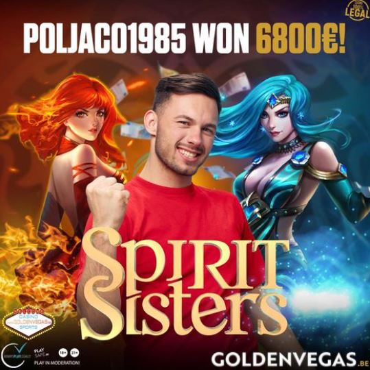 Grand gagnant de Spirit Sisters au Golden Vegas