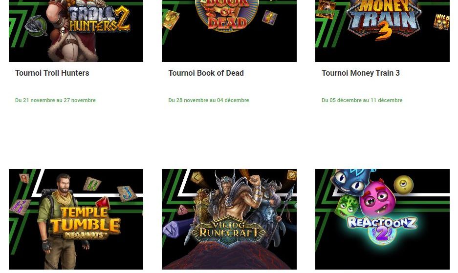 Tournois Lucky Spin à 25 000 € au casino Unibet