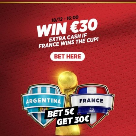 Extra cash during the World Cup Qatar 2022 final