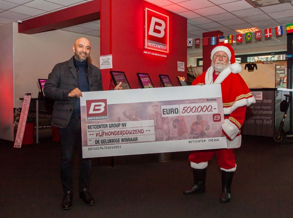 Betcenter winnaar van €500.000