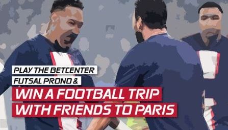 Betcenter Futsal prono | Gagnez un voyage foot à Paris