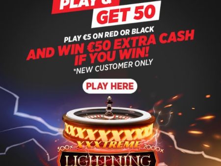 Win extra cash with the Lightning Roulette