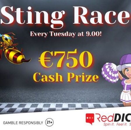 On Tuesday there is the Sting Race tournament on RedDice!