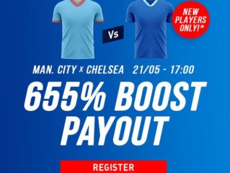 ontvang 655% boost tijdens Manchester City en Chelsea