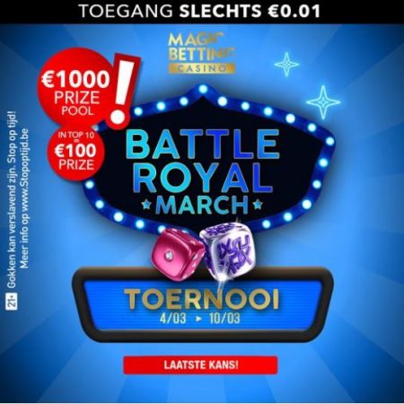 Tijdens het Battle Royal toernooi kan je prachtige prijzen winnen