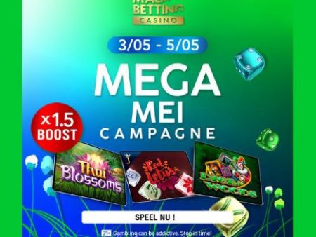 Mega Mei campagne bij Magic Betting Casino start dit weekend