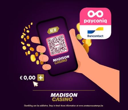 Payconiq at Madison Casino: simple and secure payment