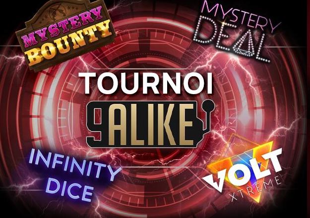 Qu’implique le tournoi 9 Alike au casino Bingoal