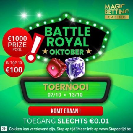 Doe mee aan het Battle Royal Toernooi op MagicBetting Casino