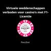 Virtuele weddenschappen verboden voor casino’s met F1-Licentie