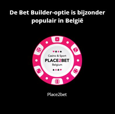 De Bet Builder-optie is bijzonder populair in België